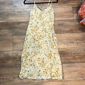 Summer floral strap dress